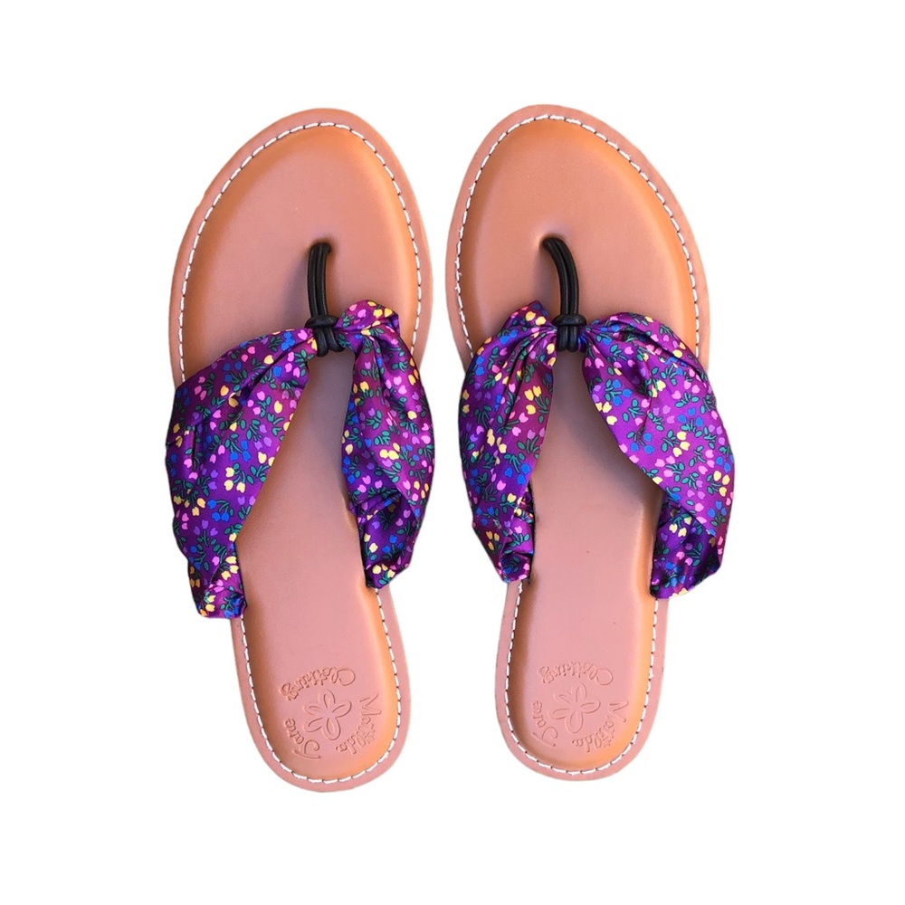 Matilda Jane Toes In The Sand Flip Flop Sandals Size 7 NWOT